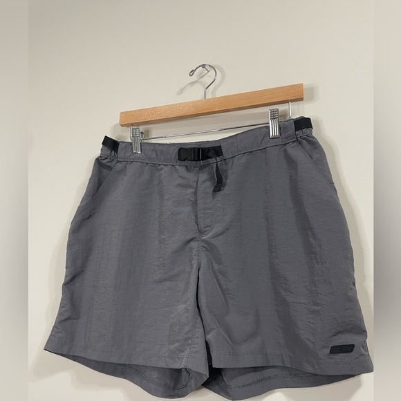 5 for 35$ Vintage Champion Dark Grey Metallic Buckle Closure Elastic shorts - Picture 2 of 7